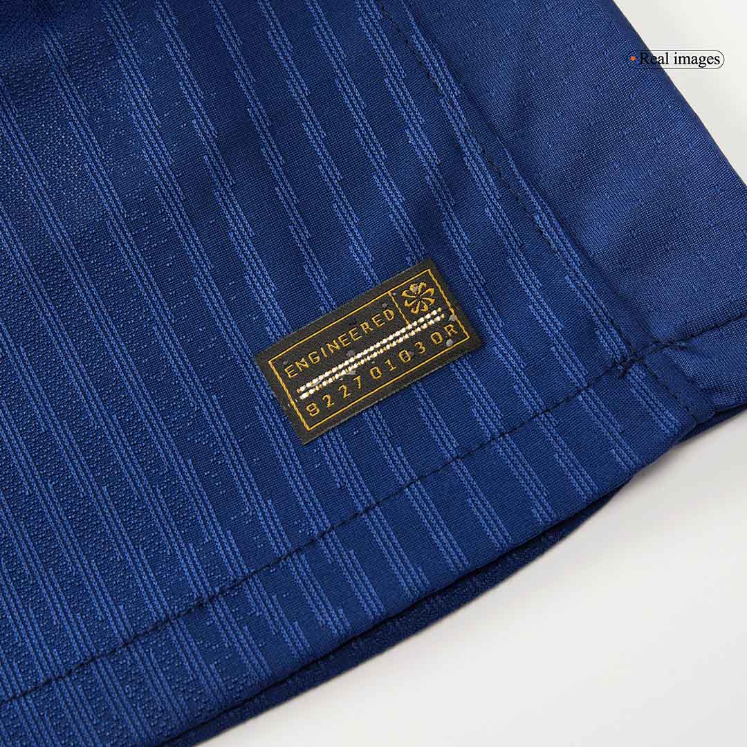 Maillot extérieur PSG 4ème saison 2024/25, bleu marine (Version joueur)