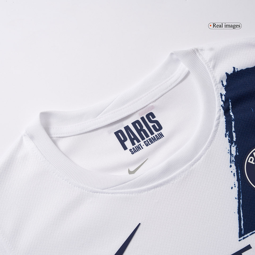 Tenue de football extérieure du PSG pour enfants (maillot + short)