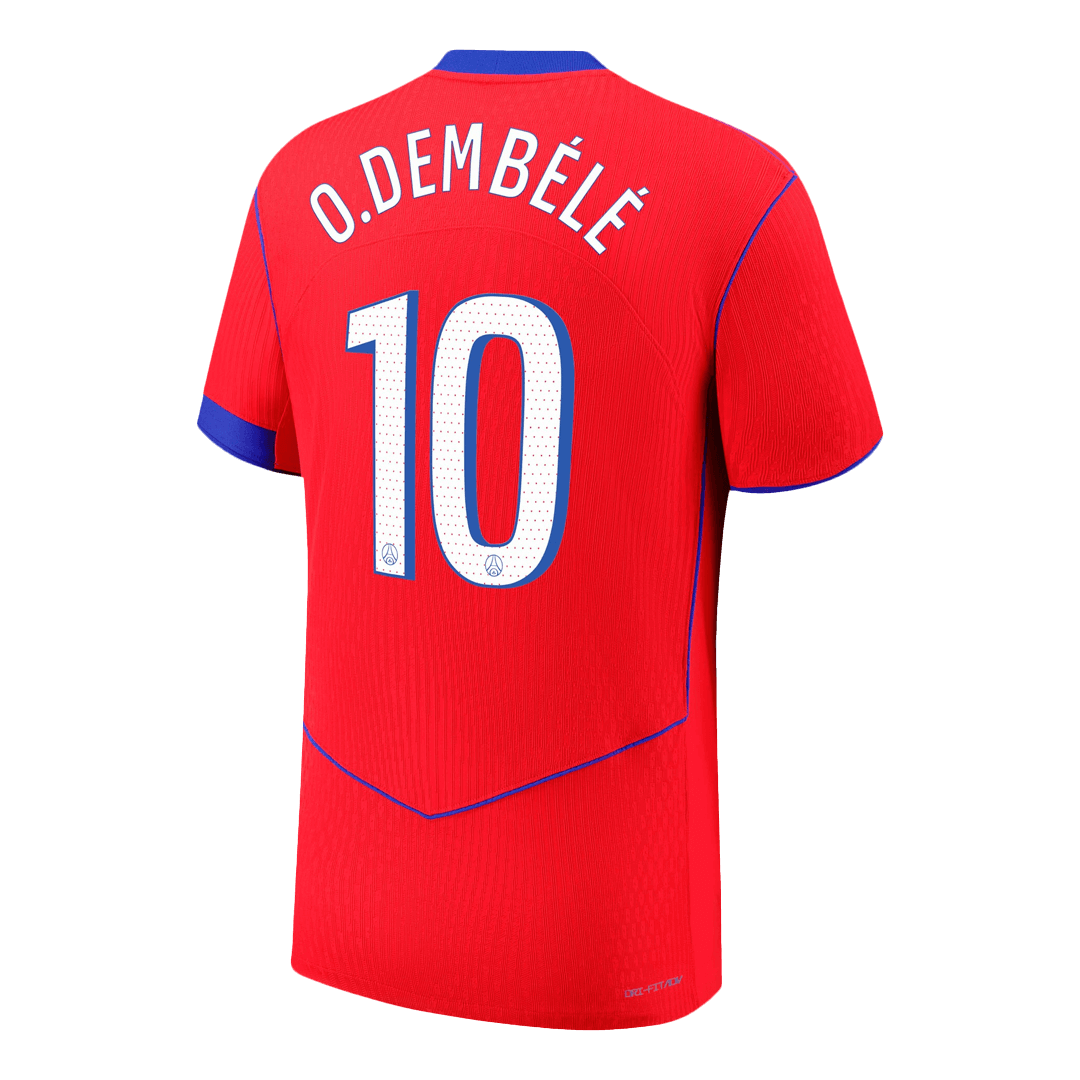 Version joueur O.DEMBÉLÉ #10 PSG Troisième maillot extérieur 2025/26