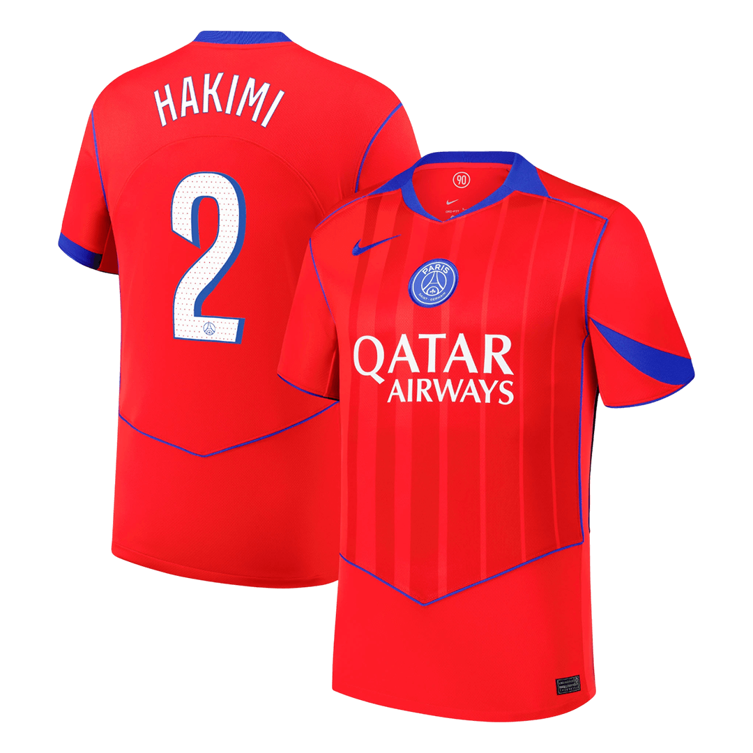 Maillot extérieur HAKIMI n°2 du PSG, troisième maillot 2025/26