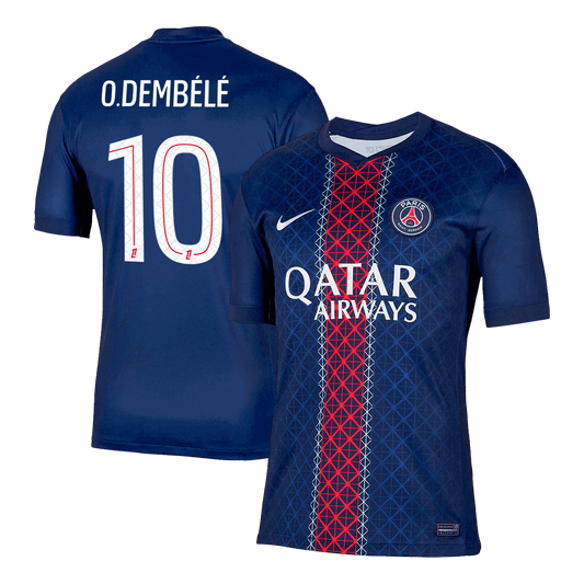 O.DEMBÉLÉ #10 Maillot de Foot PSG Domicile 2025/26 Marine
