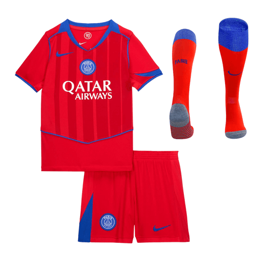 Troisième tenue extérieure du PSG pour enfants (maillot + short + chaussettes) 2025/26