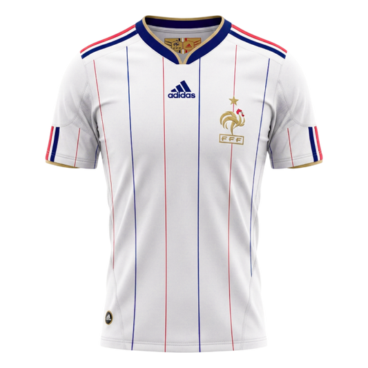 Maillot de football extérieur rétro France 2010