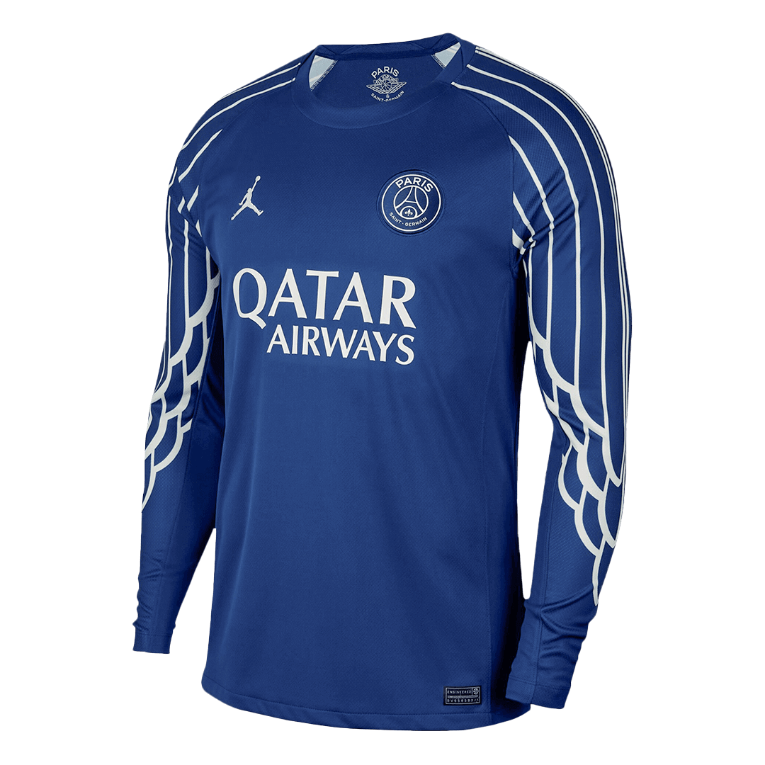 Quatrième maillot extérieur manches longues du PSG 2024/25 Bleu marine