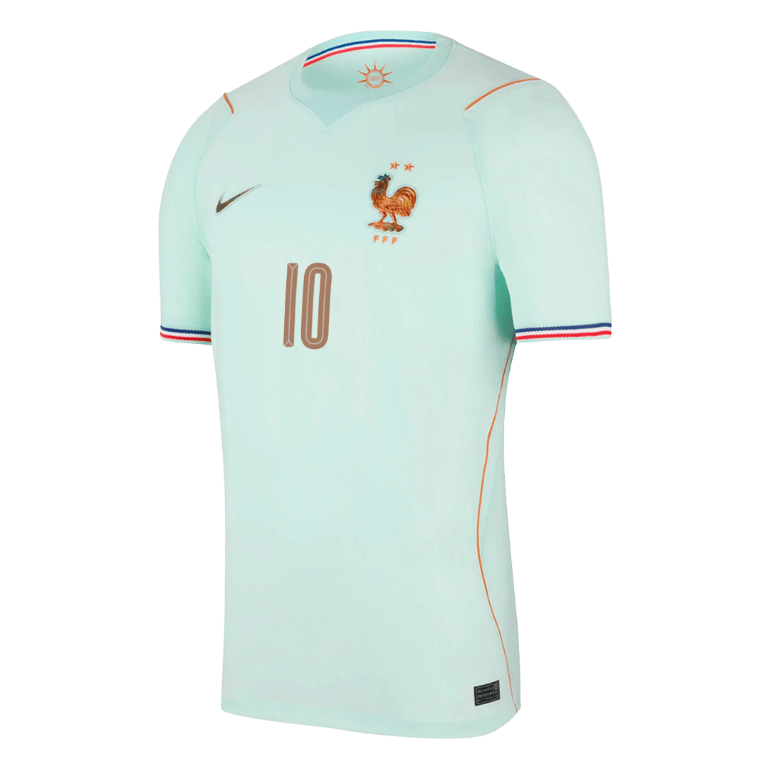 Maillot extérieur de l'équipe de France de Mbappé n°10, Coupe du Monde 2026, bleu