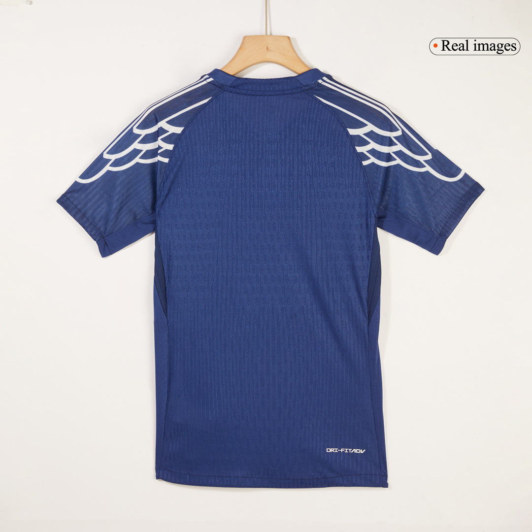 Maillot extérieur PSG 4ème saison 2024/25, bleu marine (Version joueur)