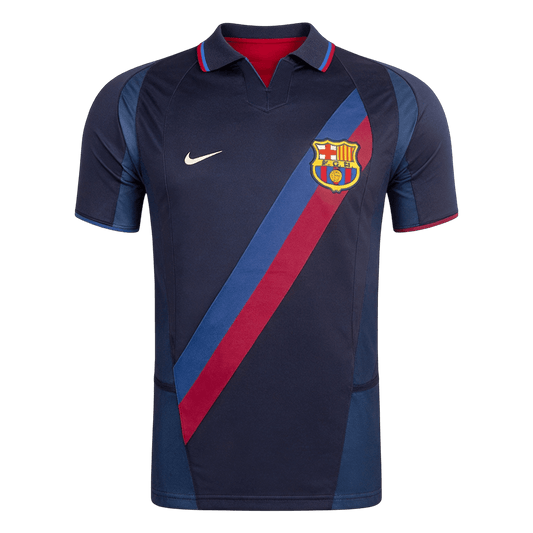 Retro Barcelone Third Maillot 2002/03 Bleu marine