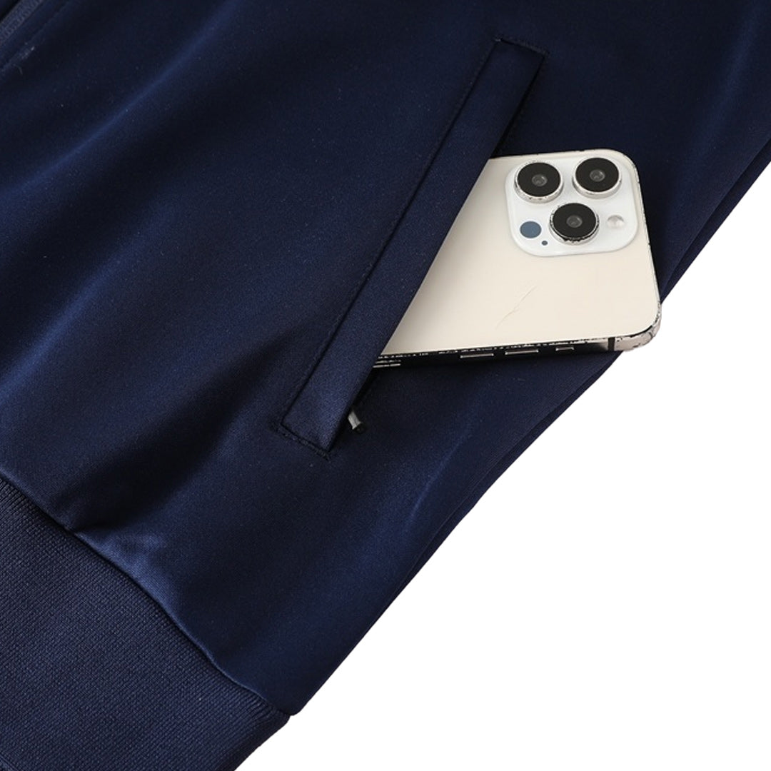 Tenue d'entraînement PSG 25/26 (veste + pantalon) bleu marine