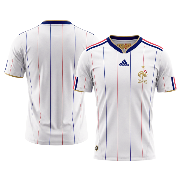 Maillot de football extérieur rétro France 2010