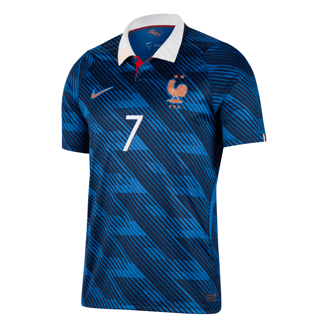 DEMBÉLÉ N°7 Maillot domicile de l'équipe de France Coupe du Monde 2026 Bleu
