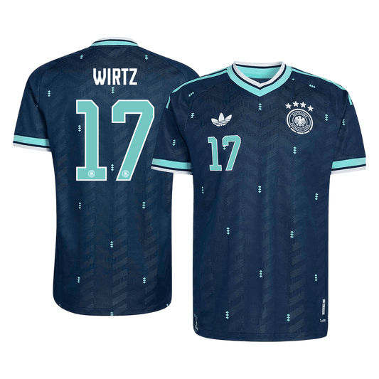 WIRTZ #17 Allemagne Extérieur Maillot - Coupe du Monde 2026 Bleu marine Joueur