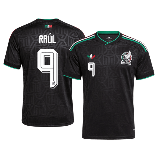 RAÚL #9 Mexique Third Maillot - Coupe du Monde 2026 Noir