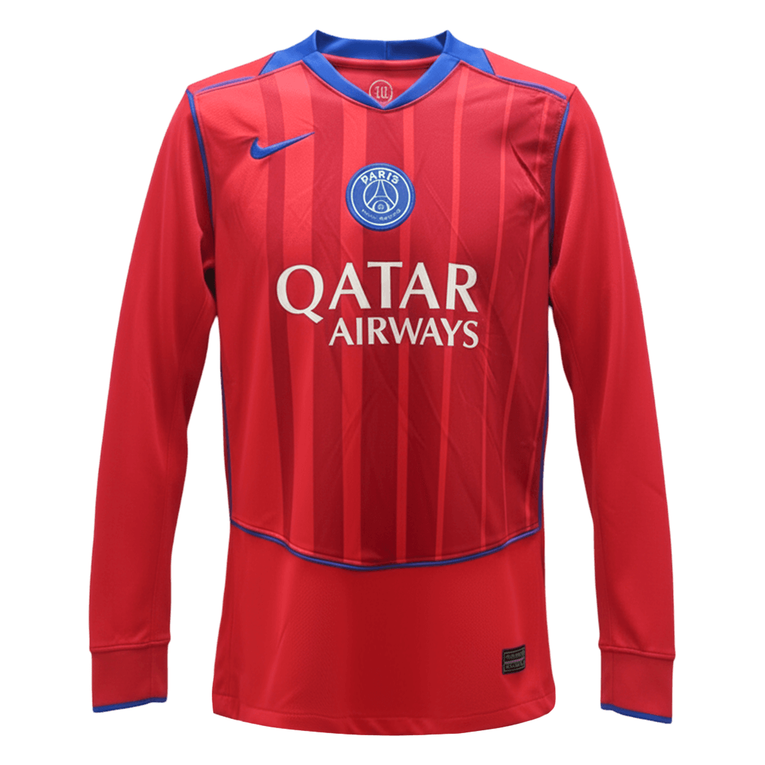 Maillot de football à manches longues du PSG 2025/26