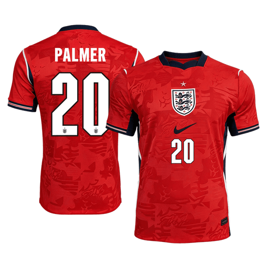 PALMER #20 Angleterre Extérieur Maillot - Coupe du Monde 2026 Rouge Joueur