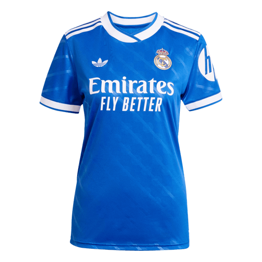 Femme Real Madrid Third Maillot 2025/26 Bleu