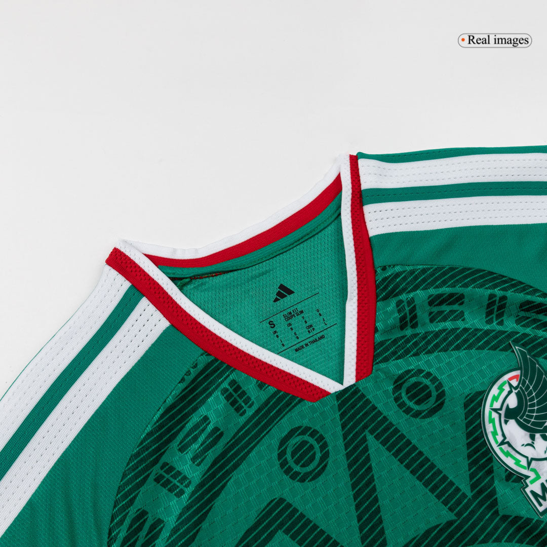 Raúl #9 Mexique Domicile Maillot - Coupe du Monde 2026 Vert Joueur