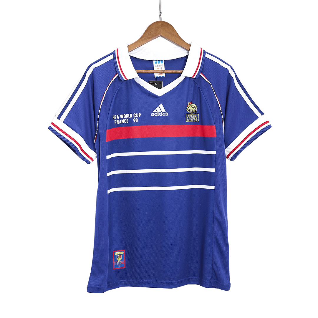 Maillot domicile rétro de la France pour la Coupe du Monde 1998