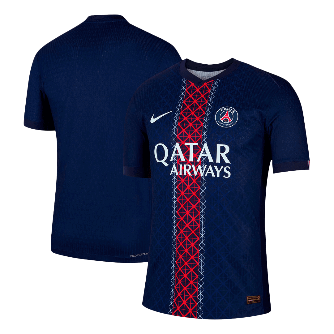 Maillot domicile PSG 2025/26 bleu marine (Version joueur)