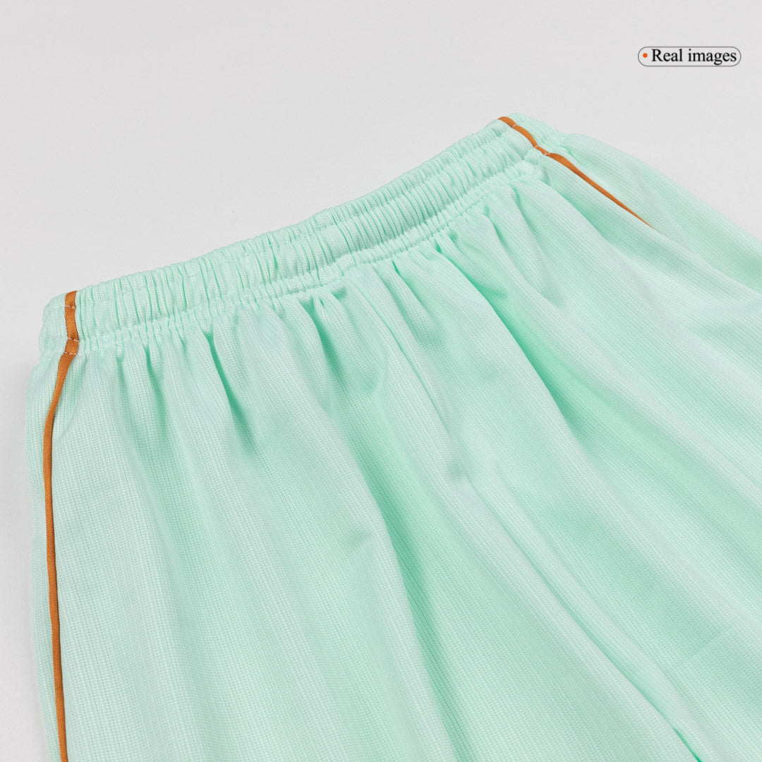Tenue de football enfant France extérieur (maillot + short) Coupe du Monde 2026 Vert menthe