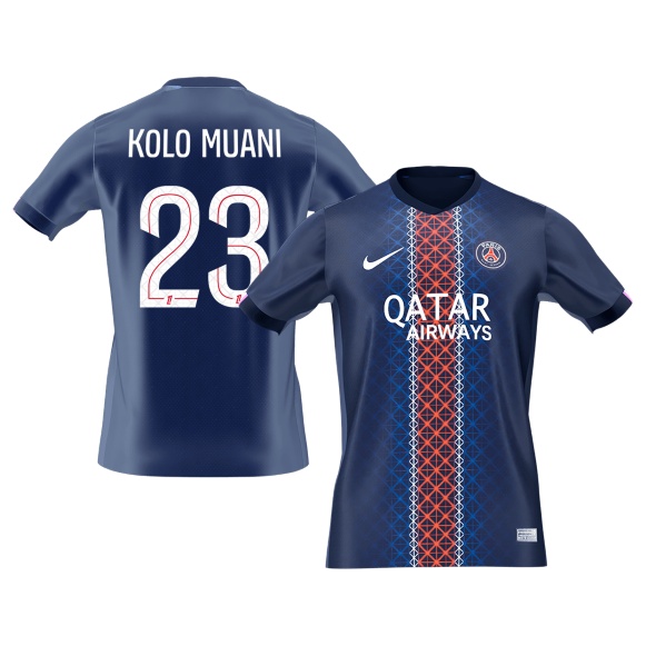 KOLO MUANI #23 Maillot de foot PSG Domicile 2025/26