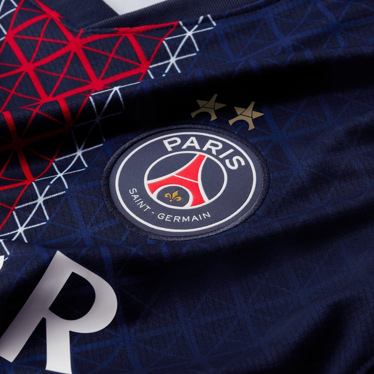 Maillot domicile du PSG 2025/26 Champions d'Europe 2026, imprimé bleu marine
