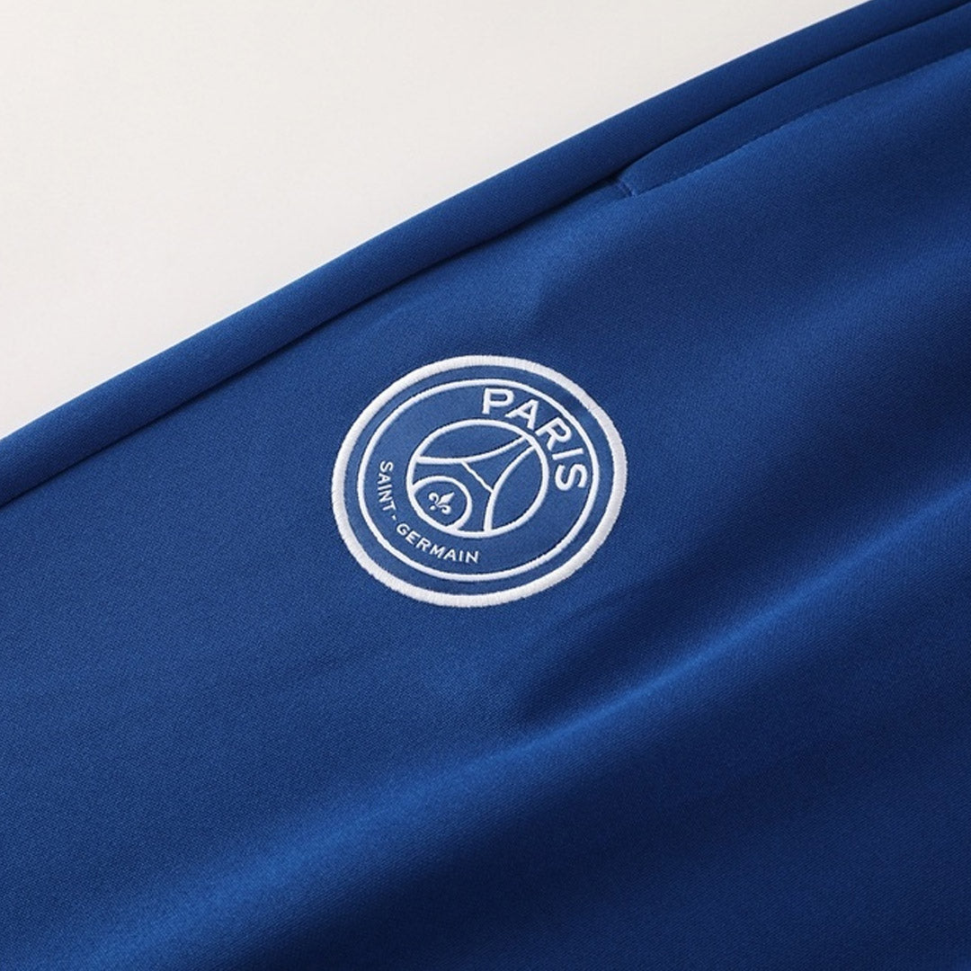 Tenue d'entraînement PSG 25/26 (veste + pantalon) bleu marine et rouge