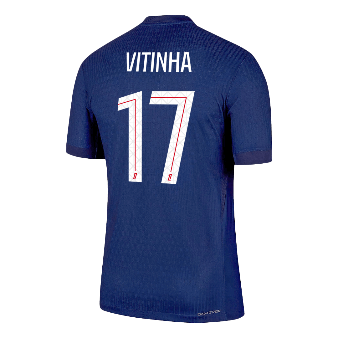 Version joueur VITINHA #17 Maillot domicile PSG 2025/26