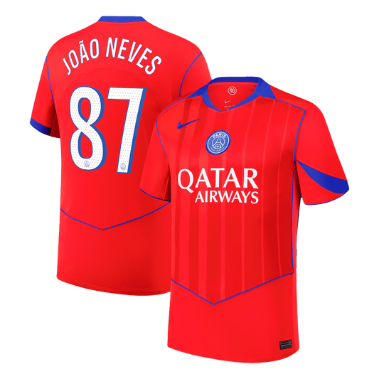 Maillot extérieur JOÃO NEVES #87 PSG Third 2025/26
