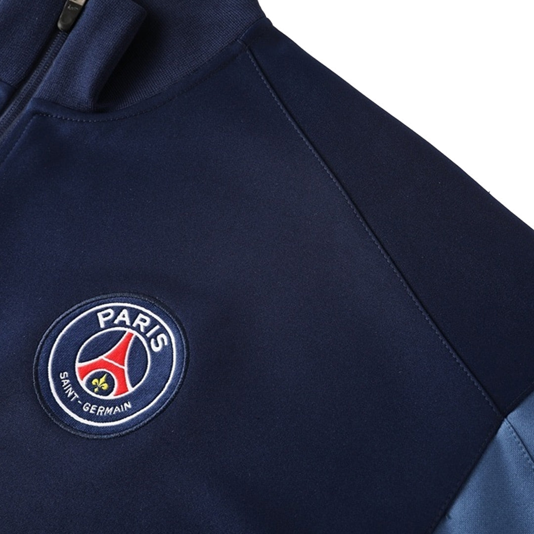 Tenue d'entraînement PSG 25/26 (veste + pantalon) bleu marine