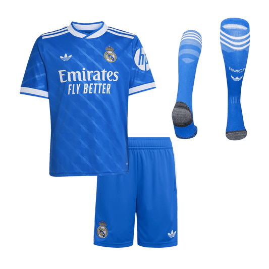Real Madrid Third Maillot Kit 2025/26 Enfant Bleu