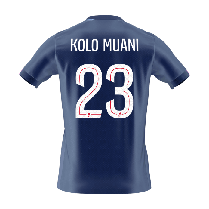 KOLO MUANI #23 Maillot de foot PSG Domicile 2025/26