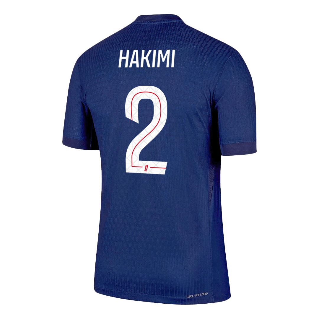 Maillot domicile PSG 2025/26, version joueur HAKIMI n°2