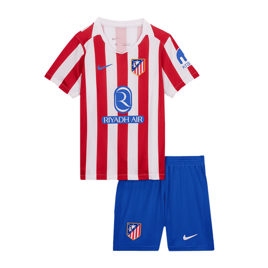 Vente Flash Atlético Domicile Maillot Kit 2025/26 Enfant Red&White