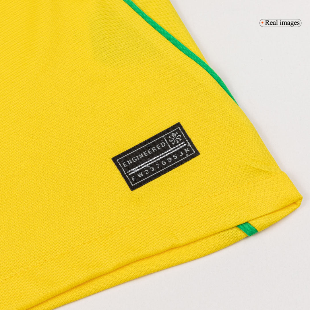 RAPHINHA #11 Brésil Domicile Maillot - Coupe du Monde 2026 Jaune