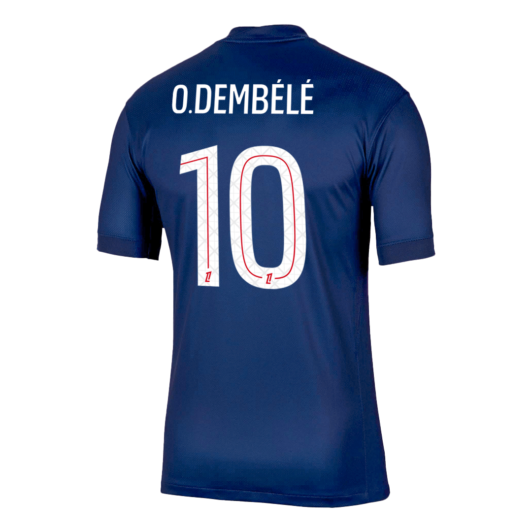 O.DEMBÉLÉ #10 Maillot de Foot PSG Domicile 2025/26 Marine