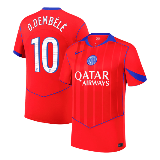 O.DEMBÉLÉ #10 Maillot de foot PSG Troisième Extérieur 2025/26