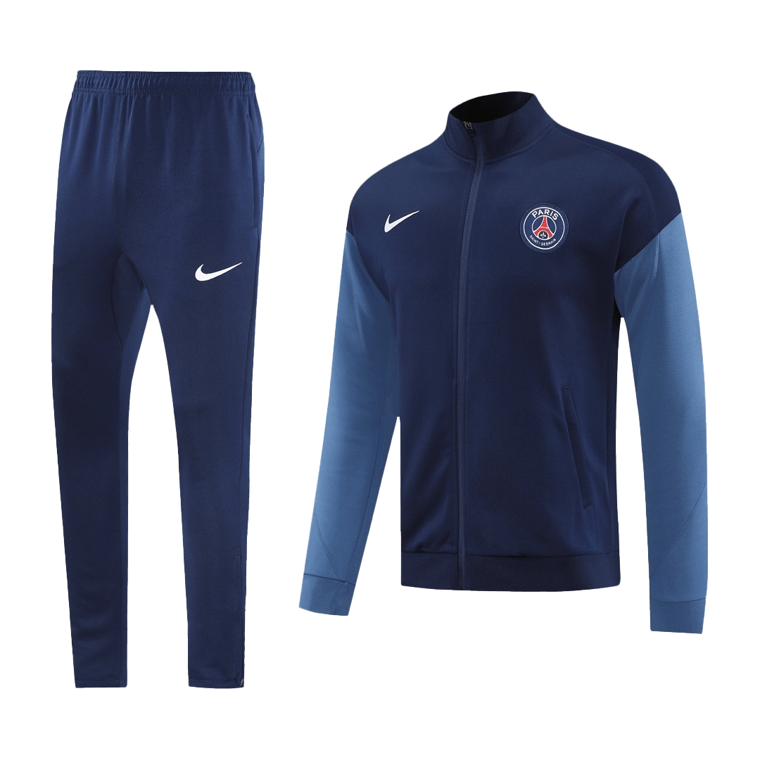 Tenue d'entraînement PSG 25/26 (veste + pantalon) bleu marine