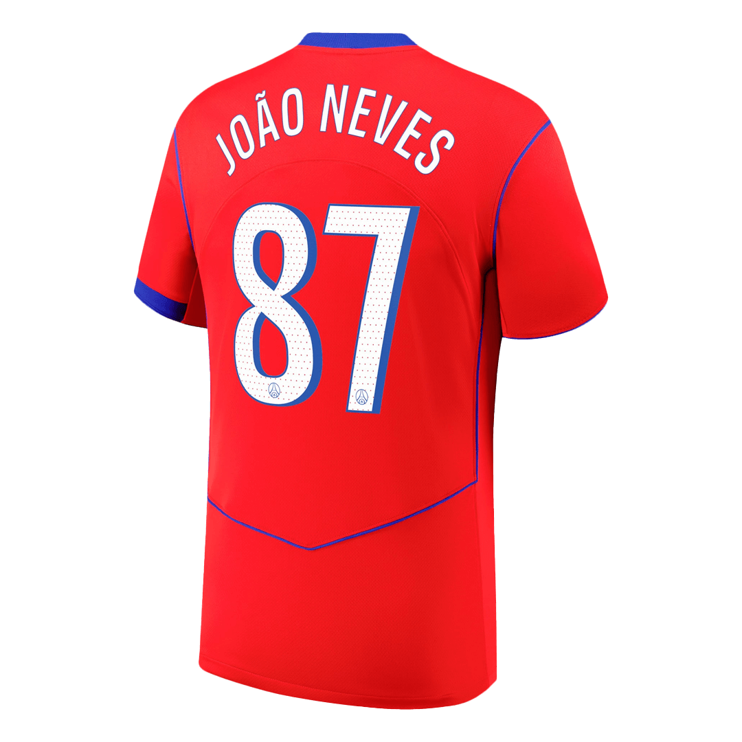 Maillot extérieur JOÃO NEVES #87 PSG Third 2025/26
