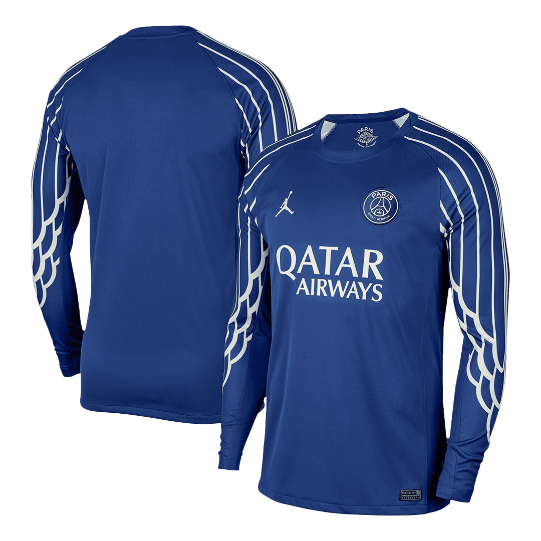 Quatrième maillot extérieur manches longues du PSG 2024/25 Bleu marine