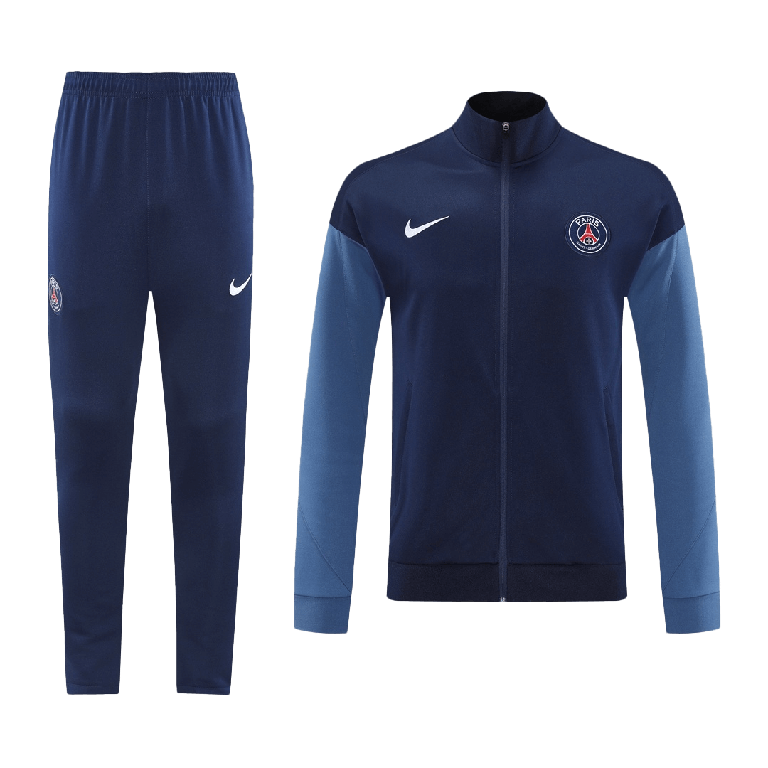 Tenue d'entraînement PSG 25/26 (veste + pantalon) bleu marine