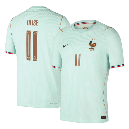 Version joueur OLISE #11 France Maillot extérieur 2026