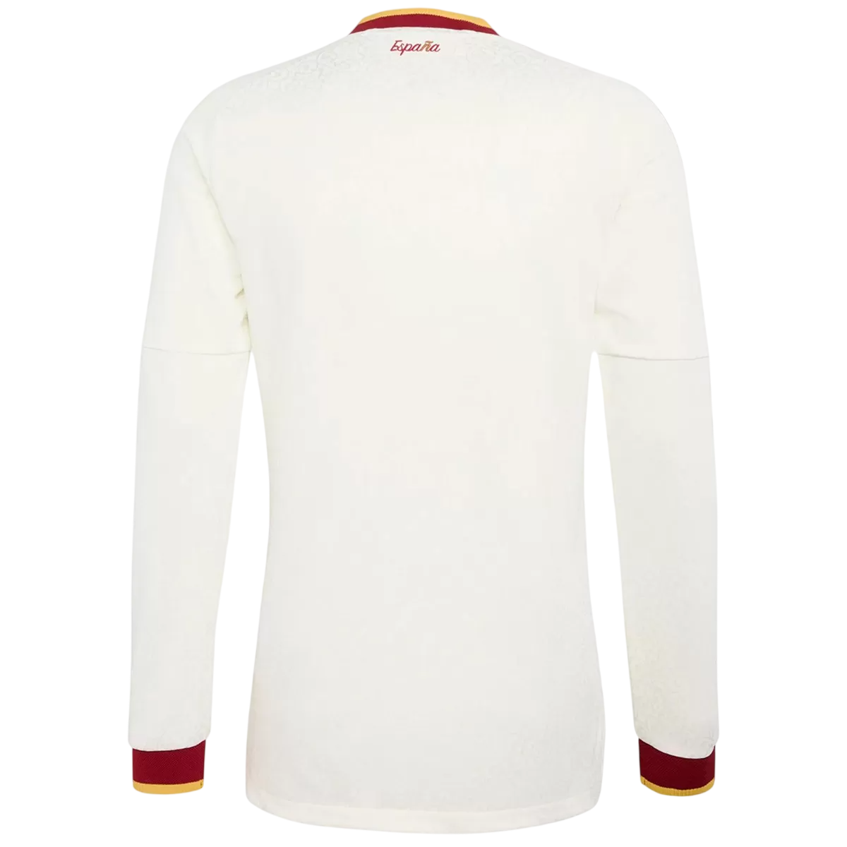Vente Flash Espagne Extérieur Maillot Manches Longues - Coupe du Monde 2026 Blanc