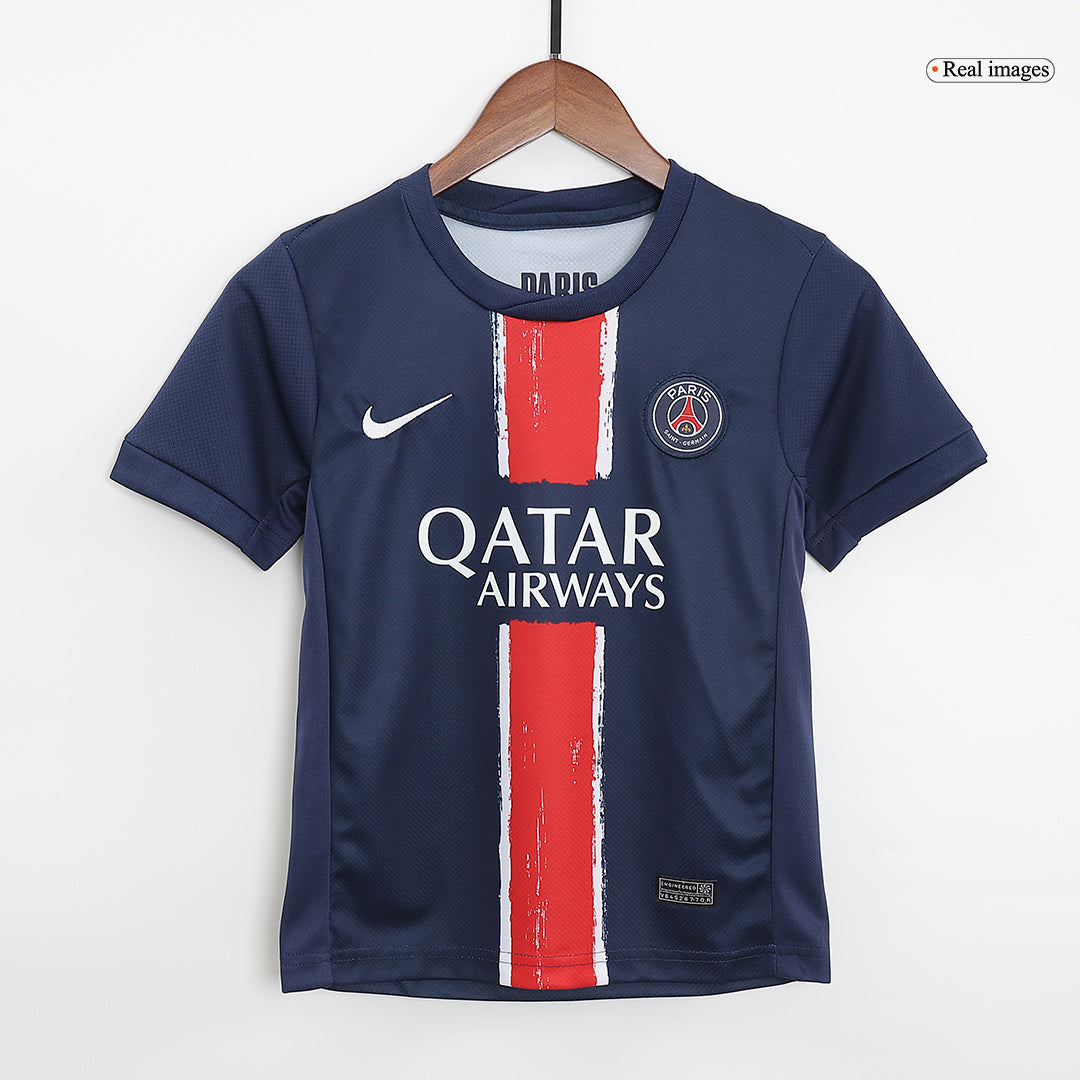 Tenue de football domicile PSG enfant (maillot + short) 2024/25