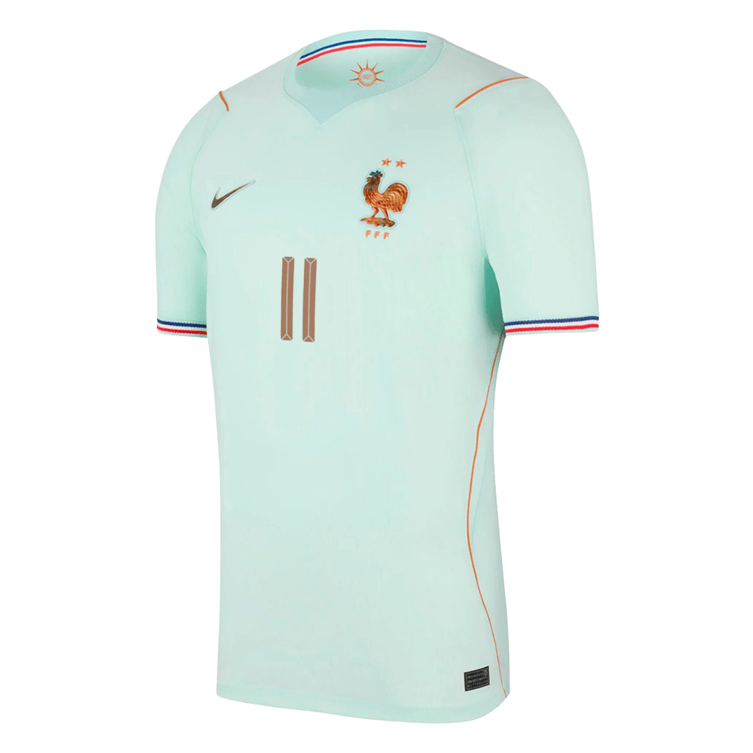 Maillot extérieur de l'équipe de France d'Olise n°11, Coupe du Monde 2026, bleu